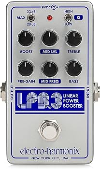 Amazon.com: Electro-Harmonix LPB-3 Linear Power Booster & EQ